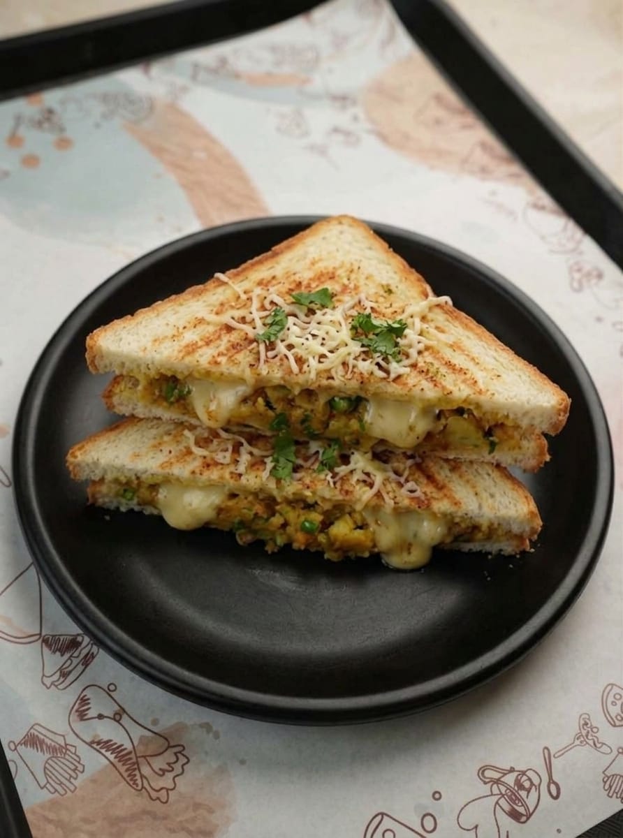Masala Cheese Sandwich
